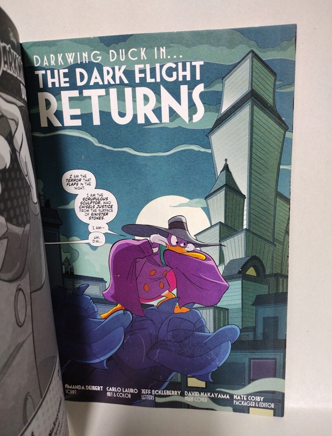 Darkwing Duck #1 (2023) Dynamite Comic Sketch Cover Variant W Original JAG Art