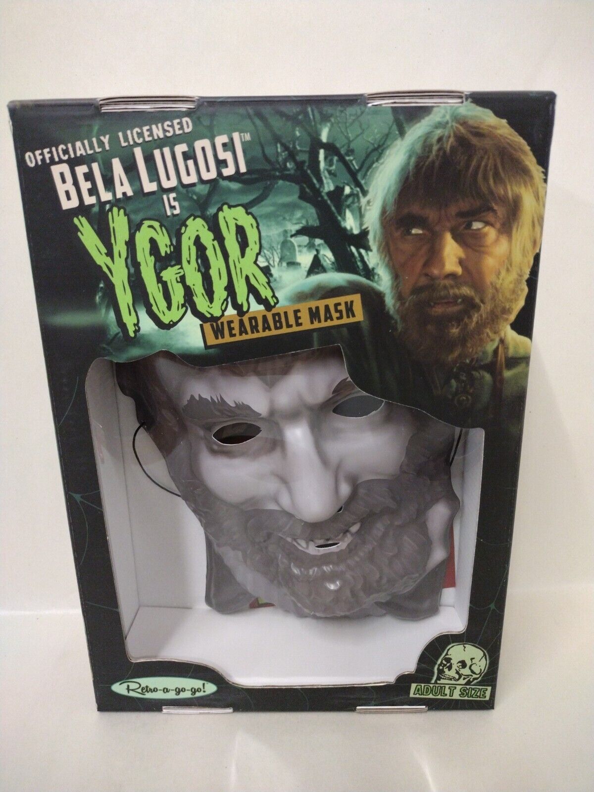 Bela Lugosi YGor Wearable Mask 2021 Midnight Movie Retro A Go Go Halloween Mask 