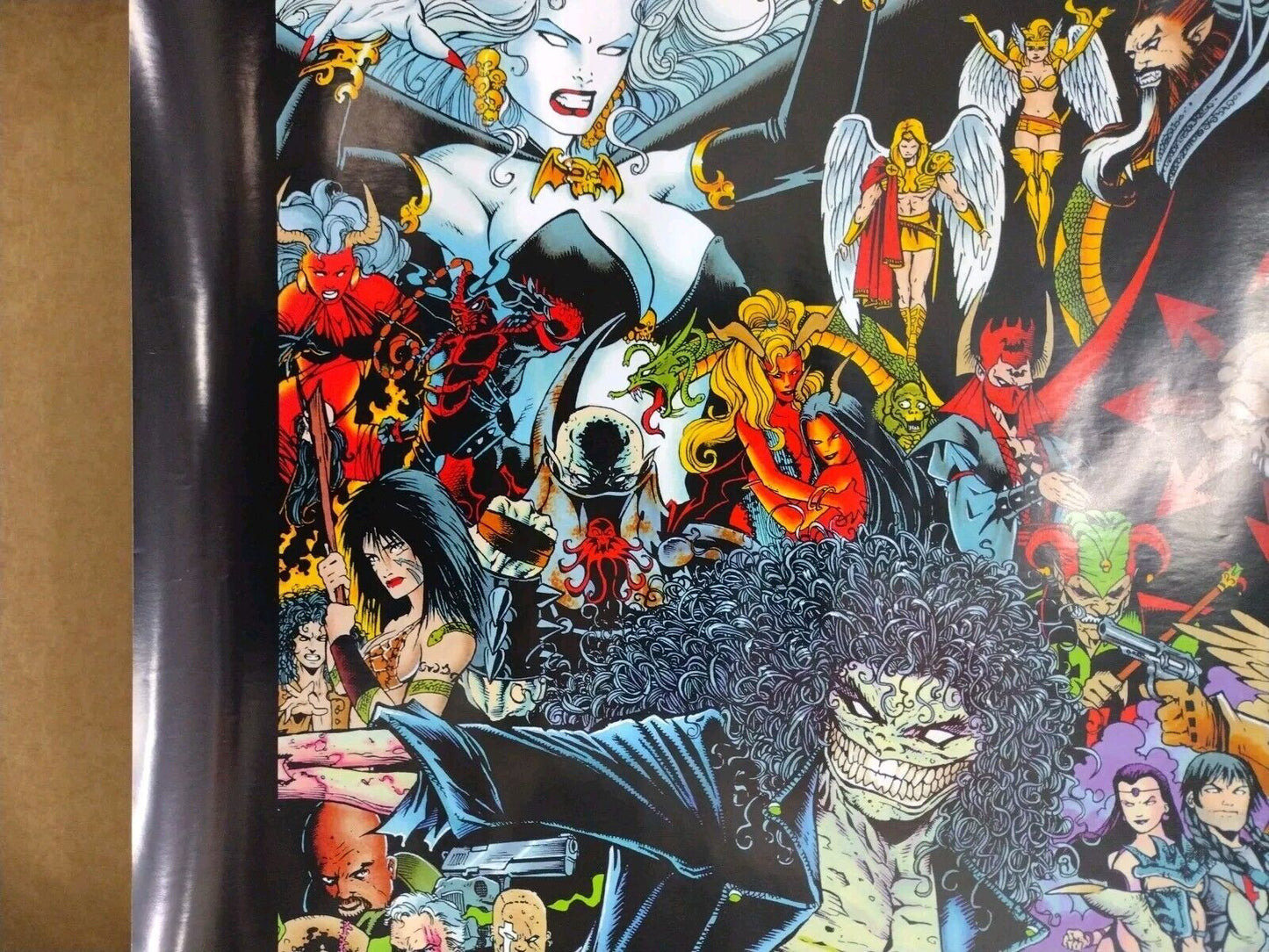 Chaos Comics Universe (1996) 36 X 24" Poster Evil Ernie Lady Death Purgatori 