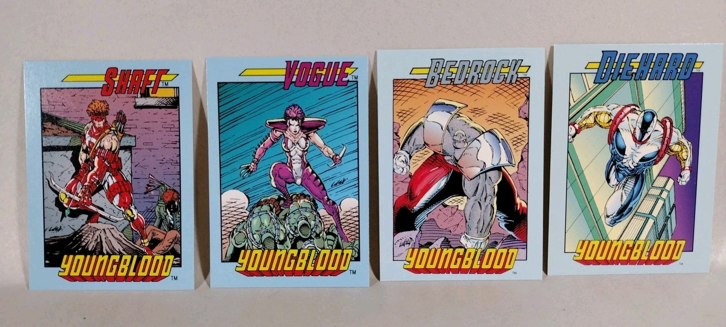 Youngblood Vol 1 (1992) Image Comic Lot Set #1 2 3 4 5 6 7 8 9 10 W Cards VF-NM