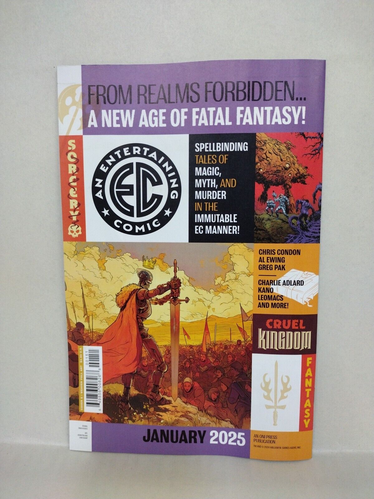 Power Lords #1 (2025) Oni Nacelleverse 1:10 Virgin Variant Cover NM