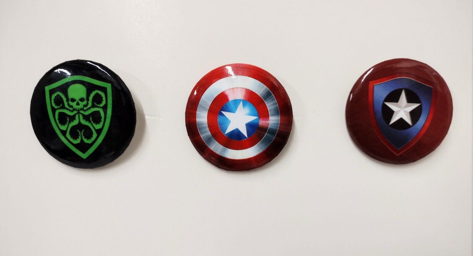 Captain America (2016) Hail Hydra Secret Empire Promo 1.5in Button Set Of 3 New 