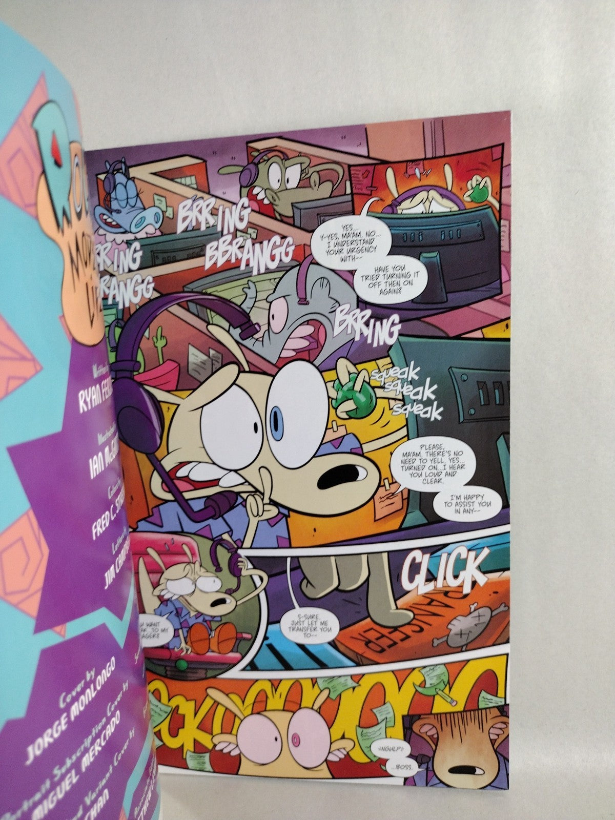 Rocko's Modern Life #1 (2017) Boom Studios Blank Sketch Variant Cover Comic NM