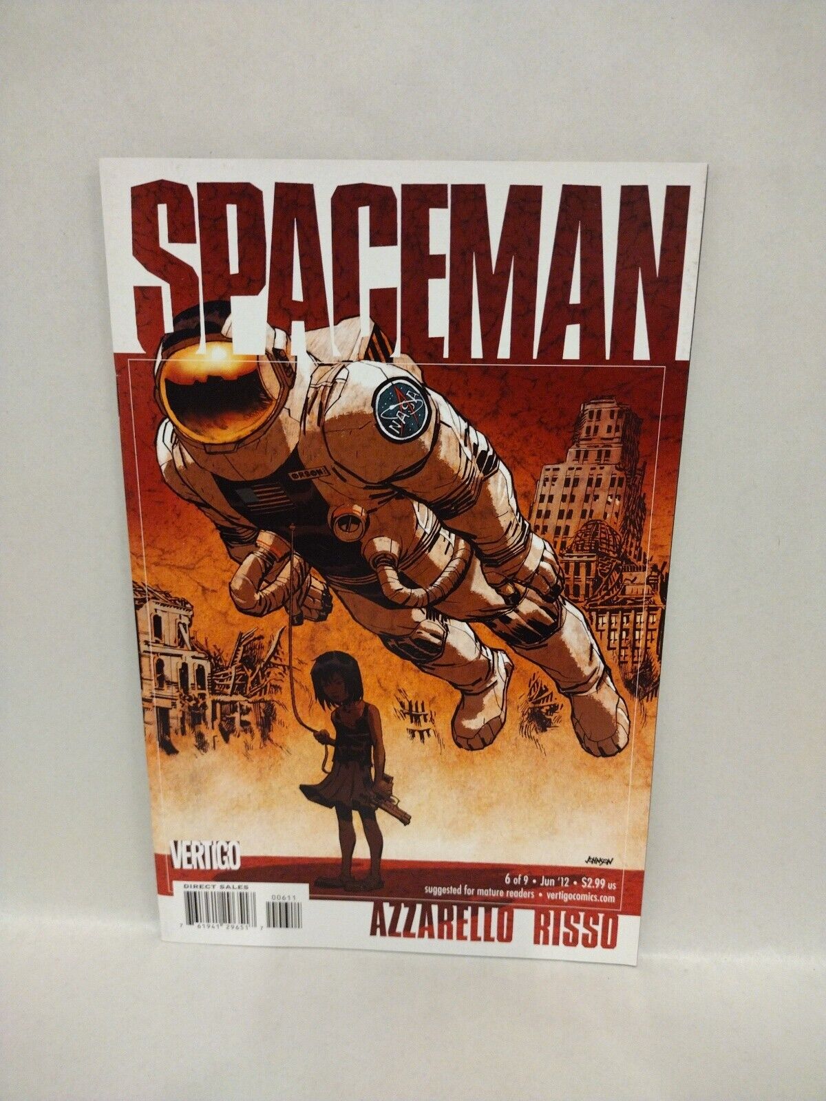 Spaceman (2011) Vertigo Comic Lot Set #1 2 3 4 5 6 8 9 Brian Azzarello Risso 