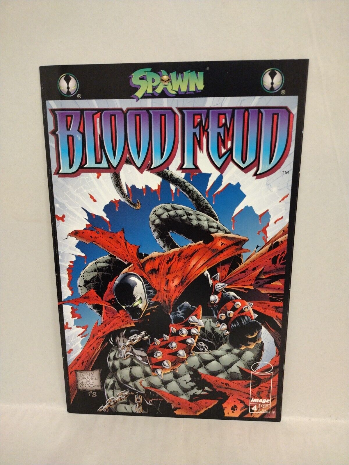 Spawn Blood Feud 1995 Complete Image Comic Set 1 2 3 4 Alan Moore Tony Daniel 