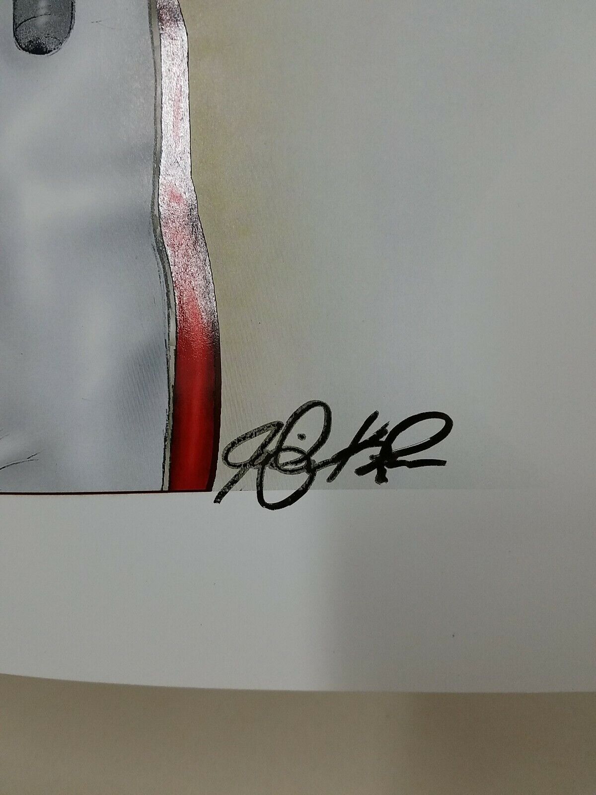 "Red Rocket" Comic Art Print 11x17 Signed Jamlyn Parks