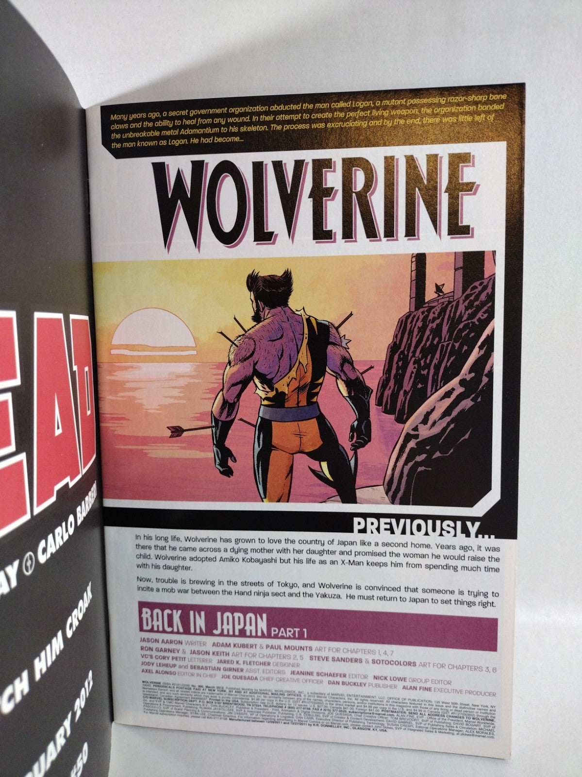 Wolverine #300 (2012) Marvel Comic Blank Sketch Cover Variant NM