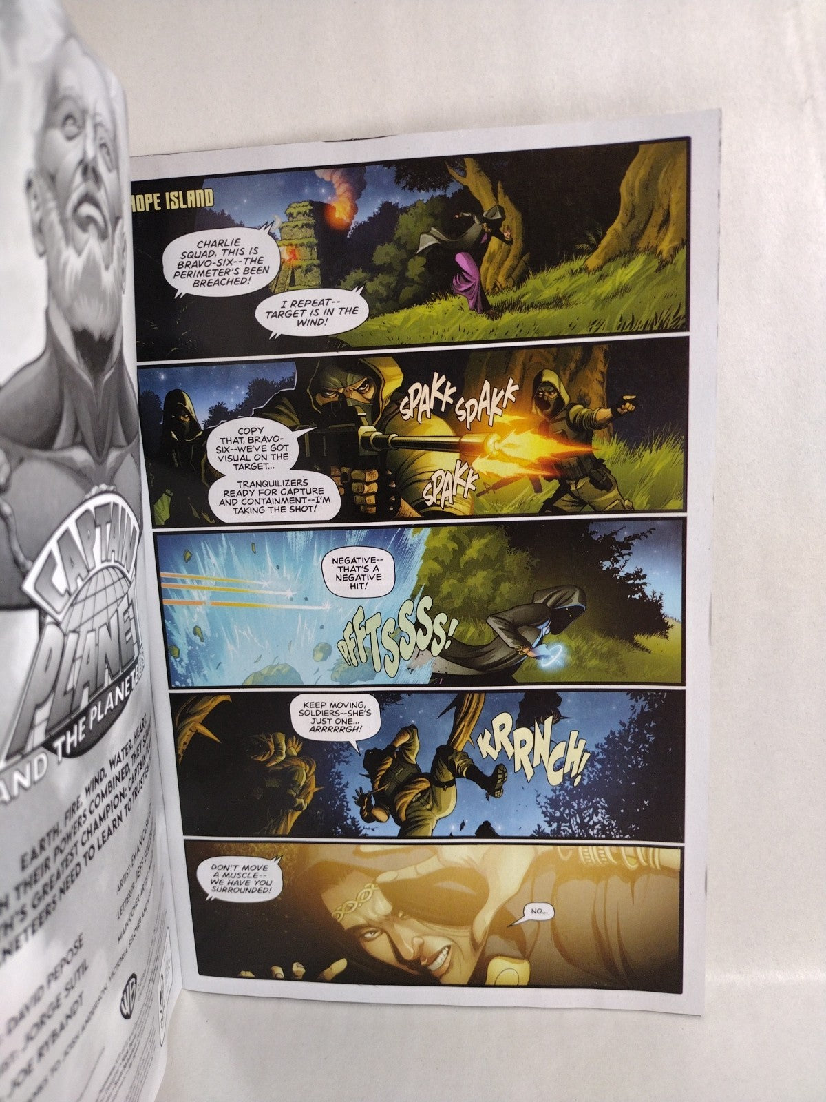 Captain Planet #1 (2025) Dynamite Comic Sketch Cover W Original Dave Castr Art