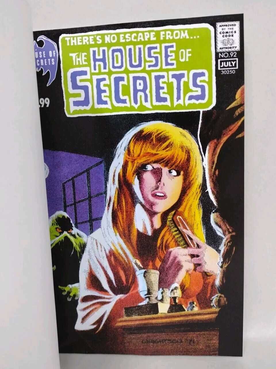 House Of Secrets 94 Facsimile (2024) DC Comic Sketch Cover W Original DCastr Art