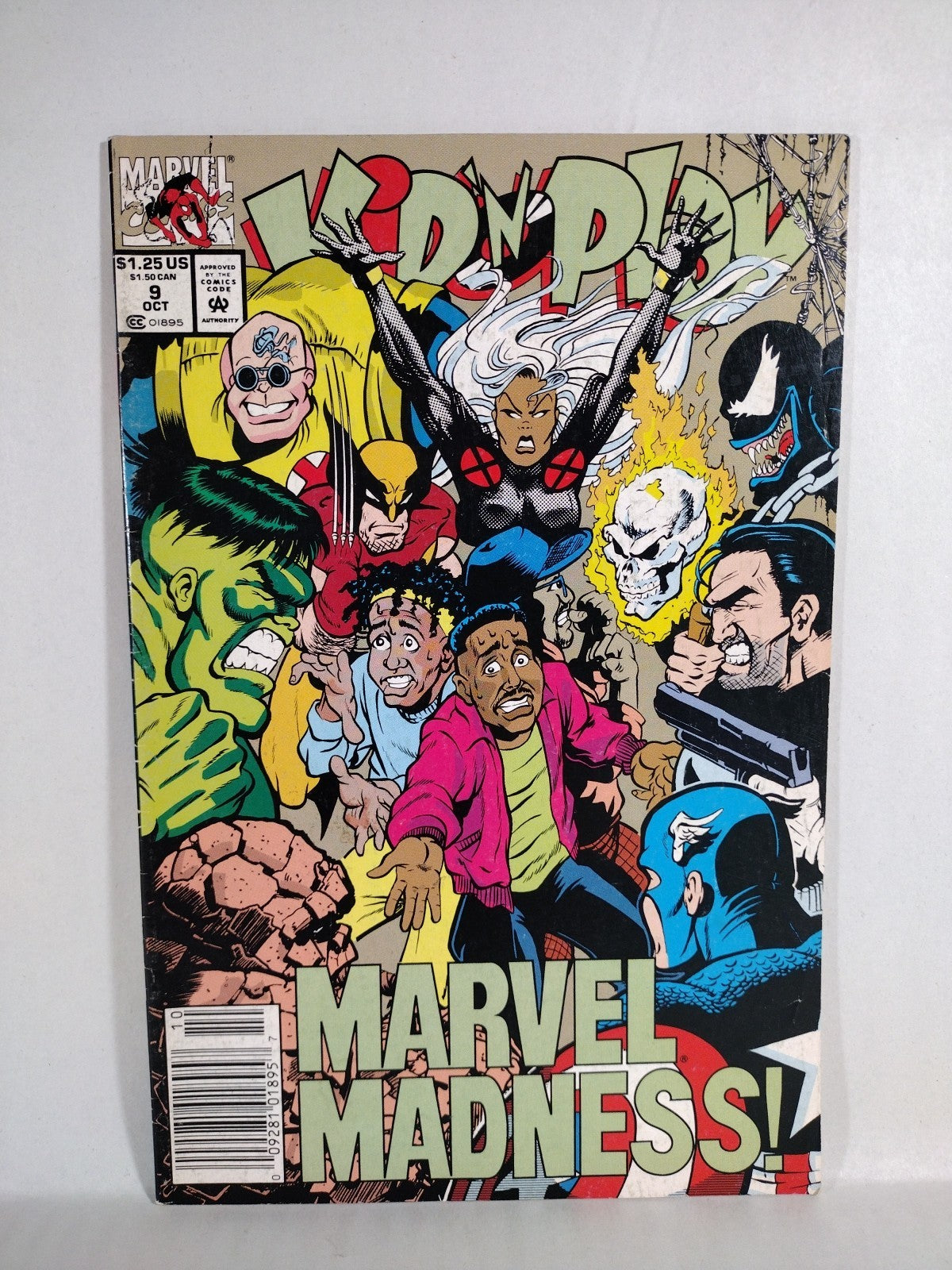 Kid N Play #9 (1992) Marvel Comic Last Issue MCU Crossover VG