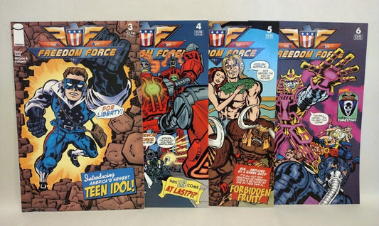 Freedom Force (2005) Image Comic Lot Set #3 4 5 6 Tom Scioli Eric Dieter VF-NM