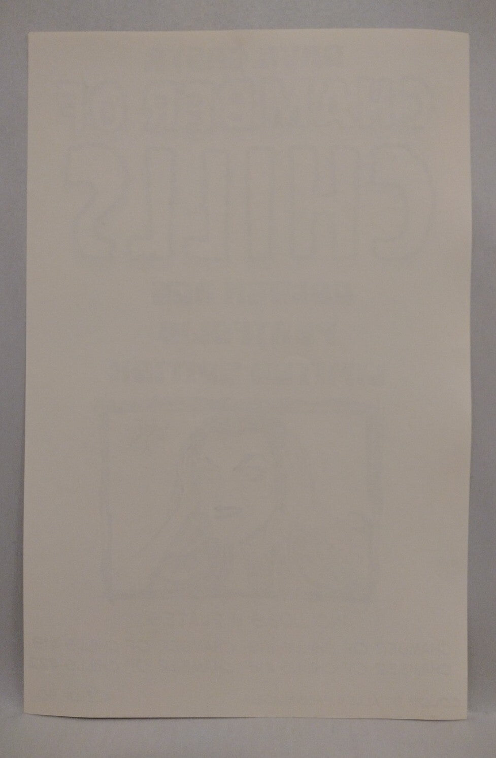 Chamber Of Chills (2023) Dave Castr 11X17" Limited Horror Portfolio Set W Sketch
