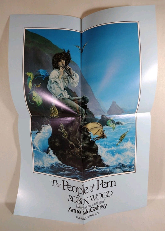 The People of Pern Robin Wood Anne McCaffrey 14x20" Promotional Poster