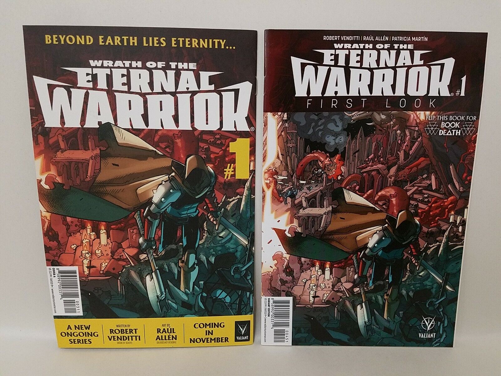 Book of Death (2015) #1 2 3 4 Valiant Comic Set Robert Venditti Gill