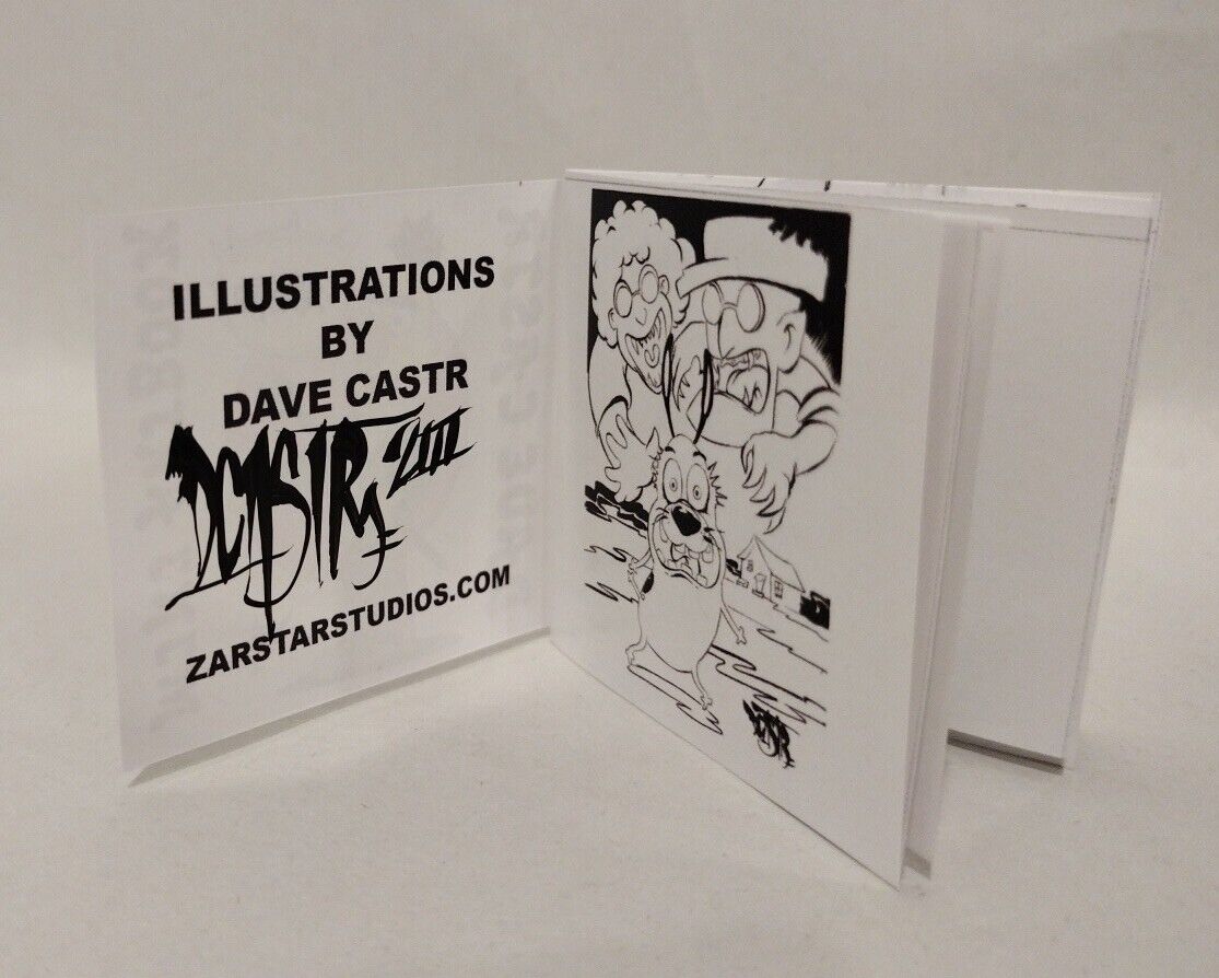 Cartoons By Dave Castr (2023) American Retro Graphics Mini Artbook 2 X 2" Signed