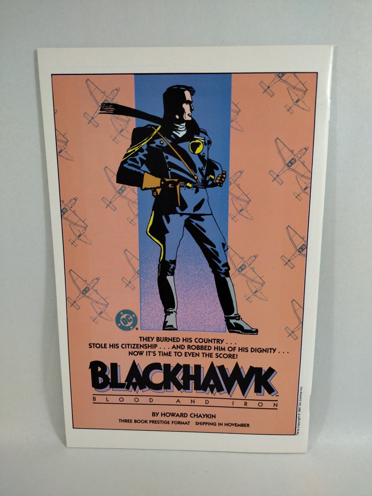 Slash Maraud (1987) Complete Comic Series #1-6 W Promo Poster Moench Gulacy