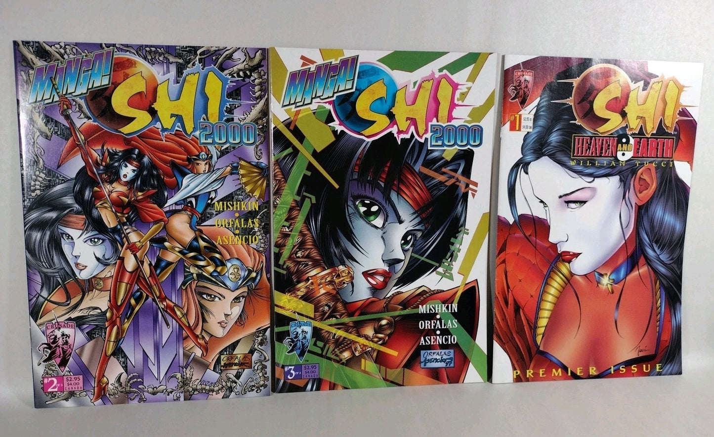 Shi (1997) The Series 1-13 Manga 2000 1-3 1/2 Heaven & Earth 1-4 Grifter 1-2