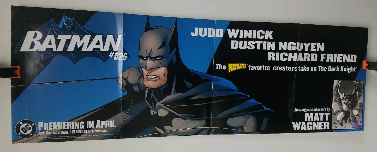 Batman (2004) Retailer Poster For Issue 626 Dustin Nguyen 34 X 11" DC Comics