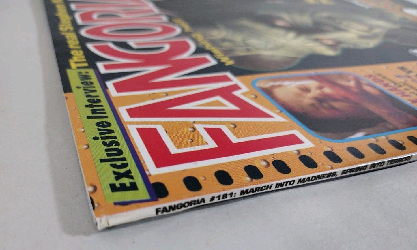 Fangoria Magazine #181 (1999) Wishmaster 2 Idle Hands The Rage Carrie 2 