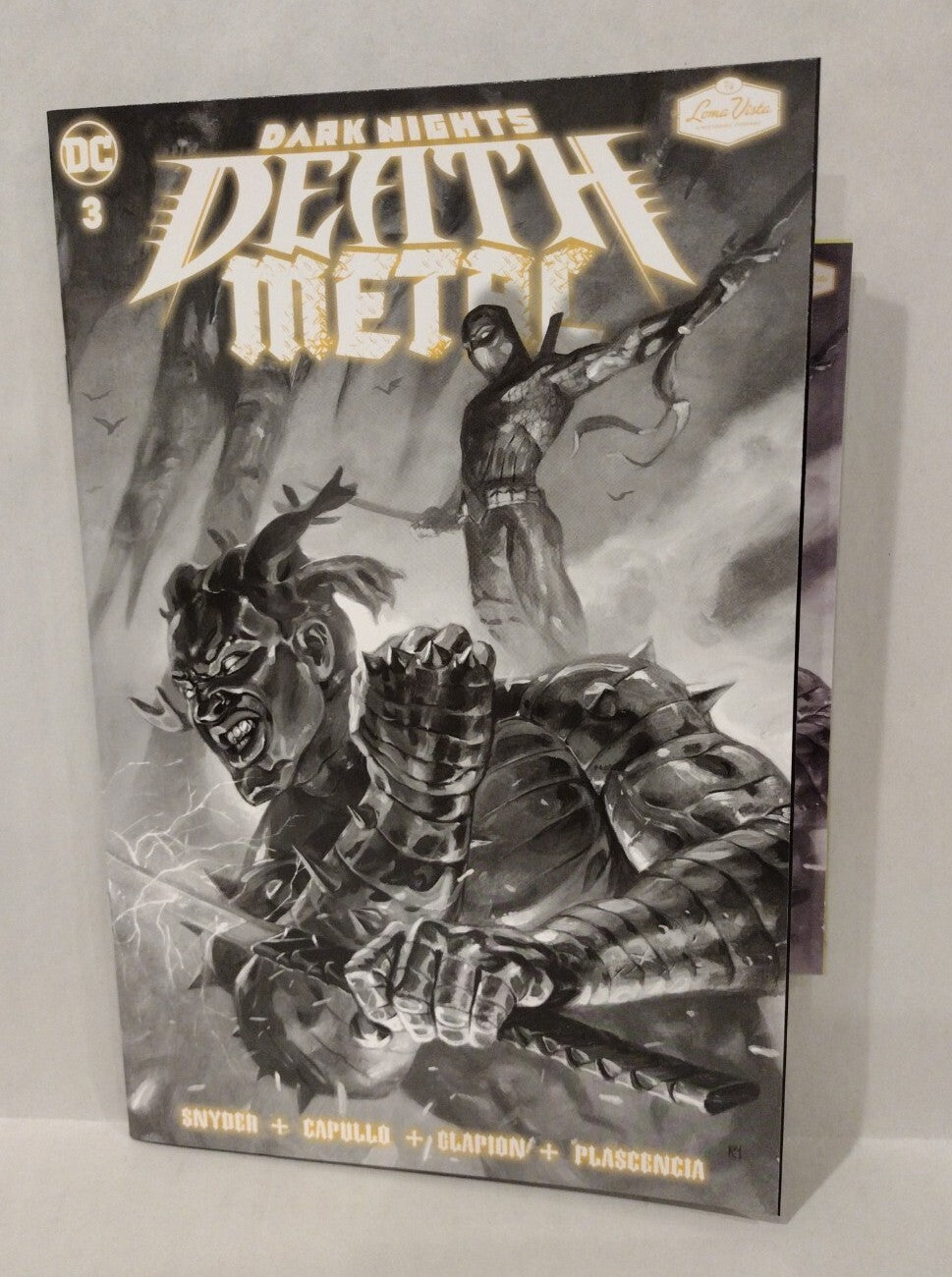 Dark Nights: Death Metal #3 NM Soundtrack Spec Ed 2nd Print w/ Vinyl Record DC