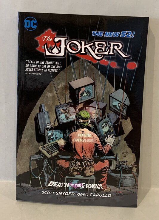 The Joker: Death of the Family Paperback by Scott Snyder (DC Comics, 2014) New