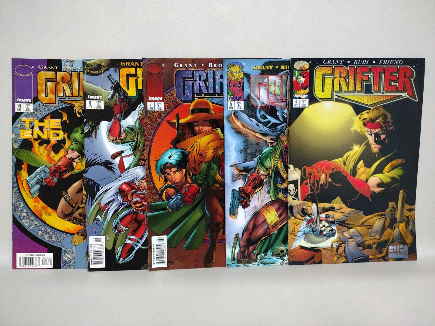 Grifter (1996) Vol 2 Image Comic Lot #4 6 7 8 14 Last Issue