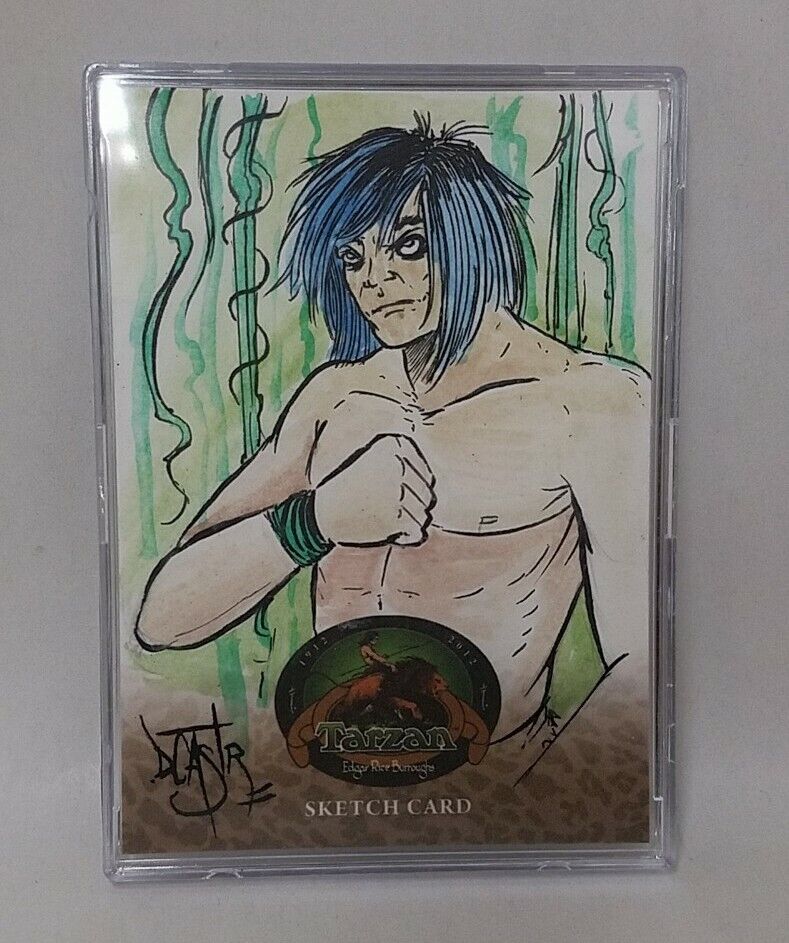 Tarzan 100th Anniversary 2012 Cryptozoic Sketch Card by Dave Castr Artist Proof