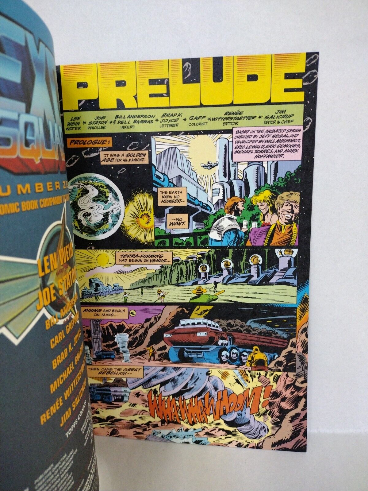 Exo-Squad #0 (1994) Topps Comic Len Wein Joe Staton VF-NM