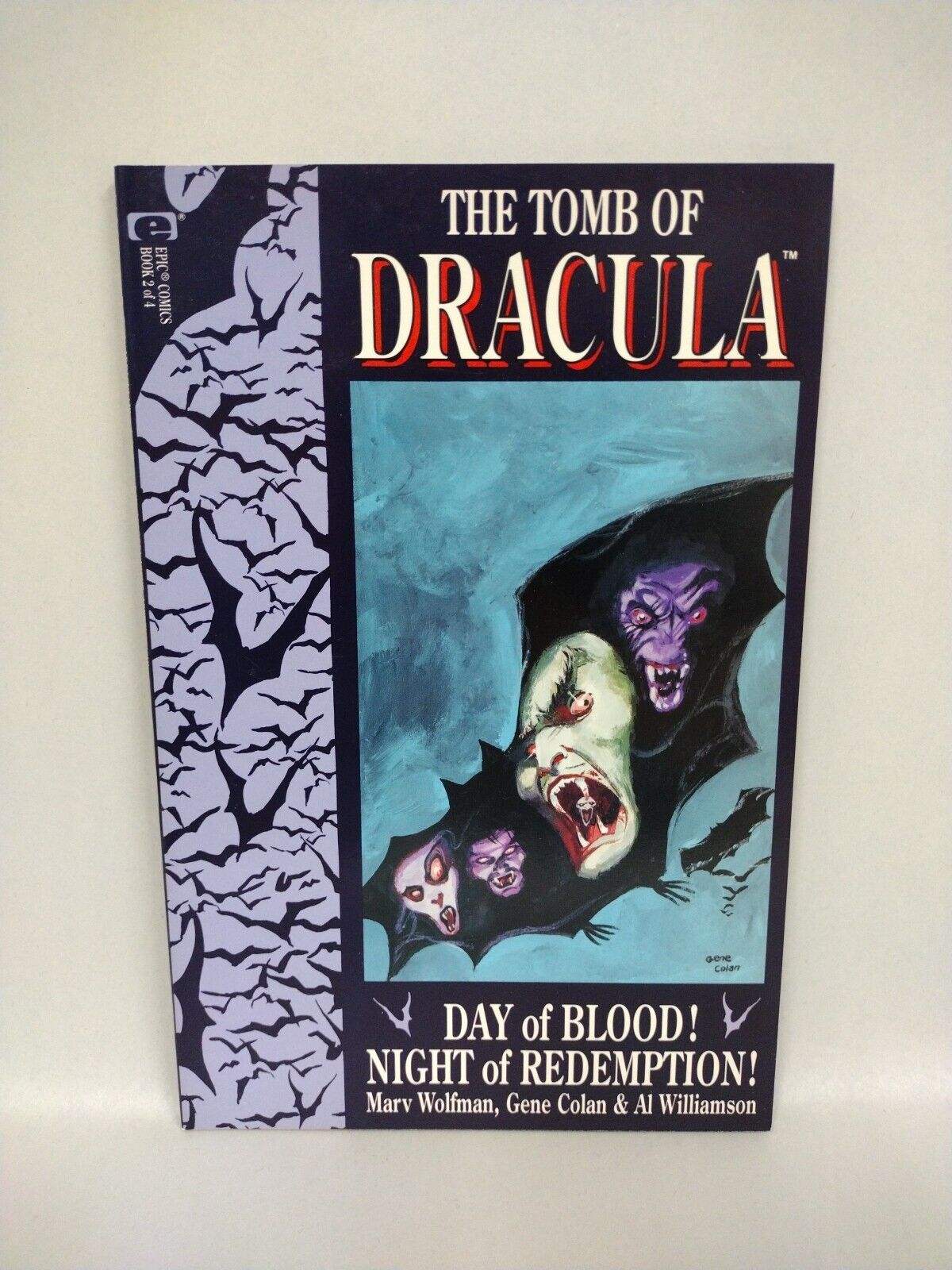 Tomb Of Dracula Day Of Blood Night Of Redemption (1991) Complete Epic Comic Set