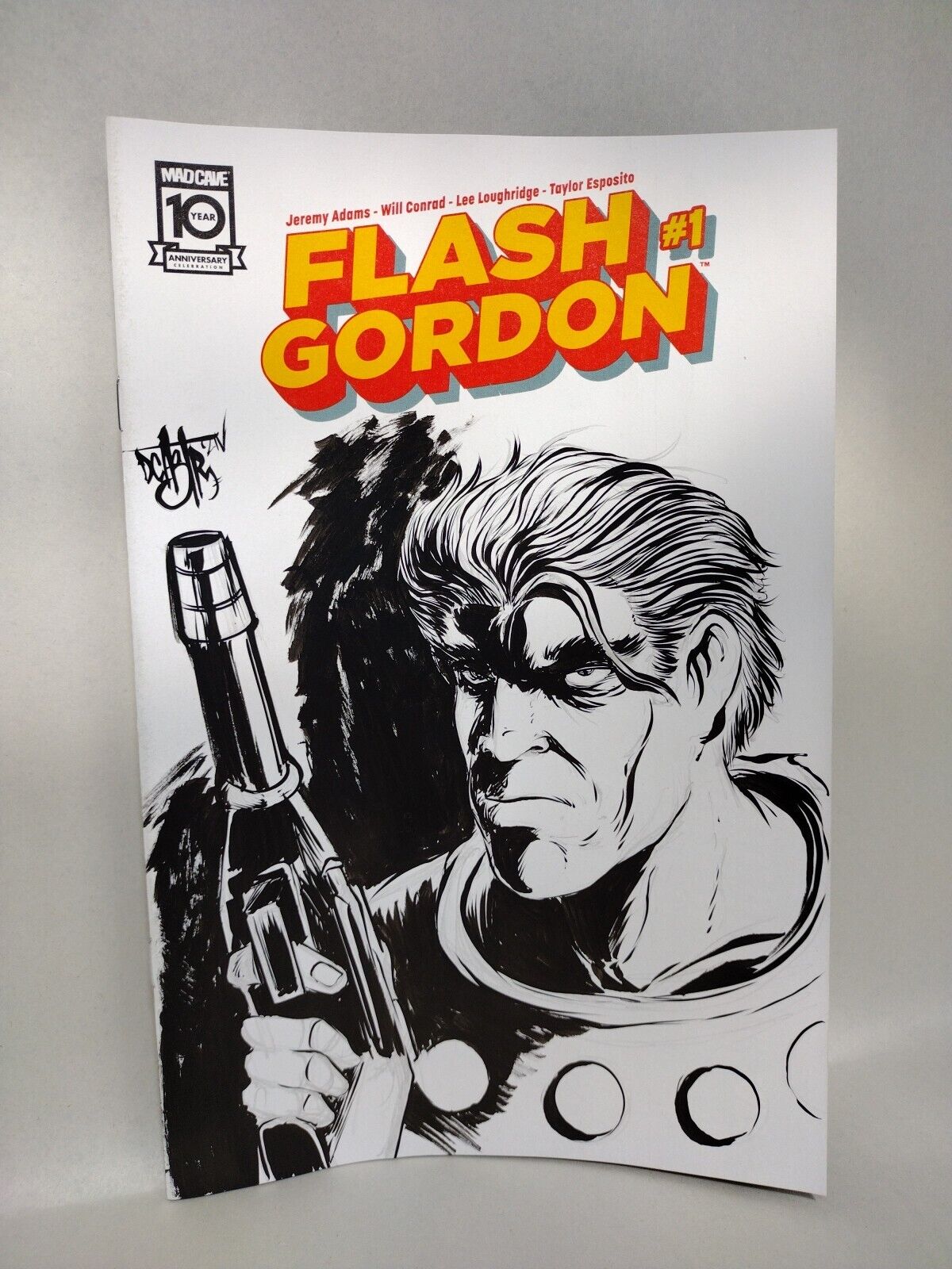 Flash Gordon #1 (2024) Mad Cave Sketch Error Variant Cover W Original DCastr Art