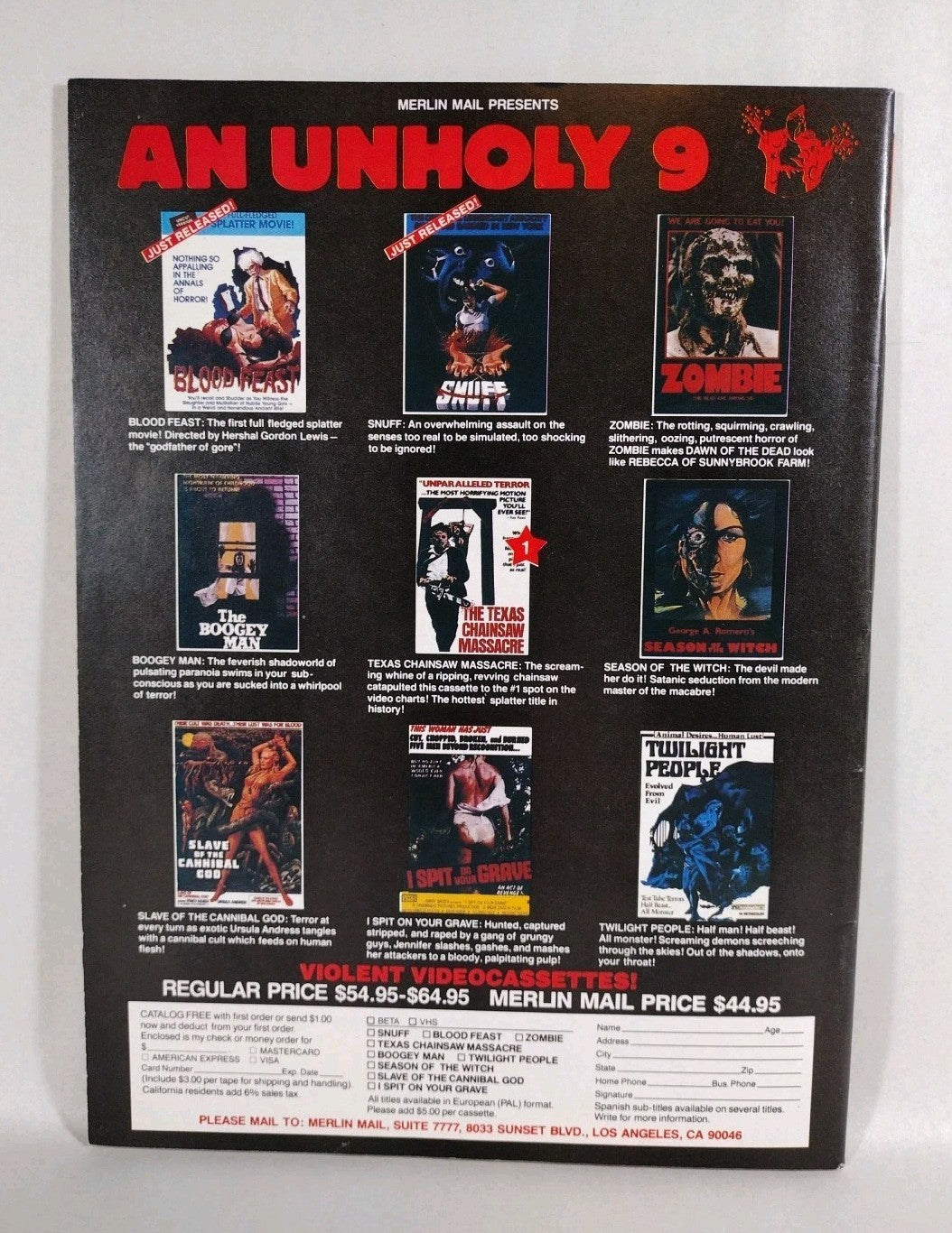 Fangoria #20 (1982) Creepshow Joe Dante Joe Blasco VF