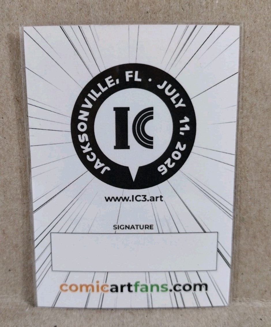 CAF IC3 (2026) JAX Convention Sketch Card W Original Dave Castr BLADE Art