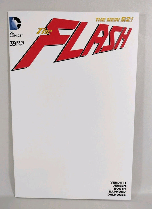 Flash #39 (2015) DC Blank Variant Cover Comic New NM