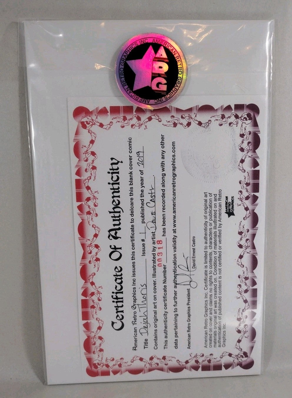 Dejah Thoris #1 (2019) Dynamite Blank Cover Variant W Original Dave Castr Art