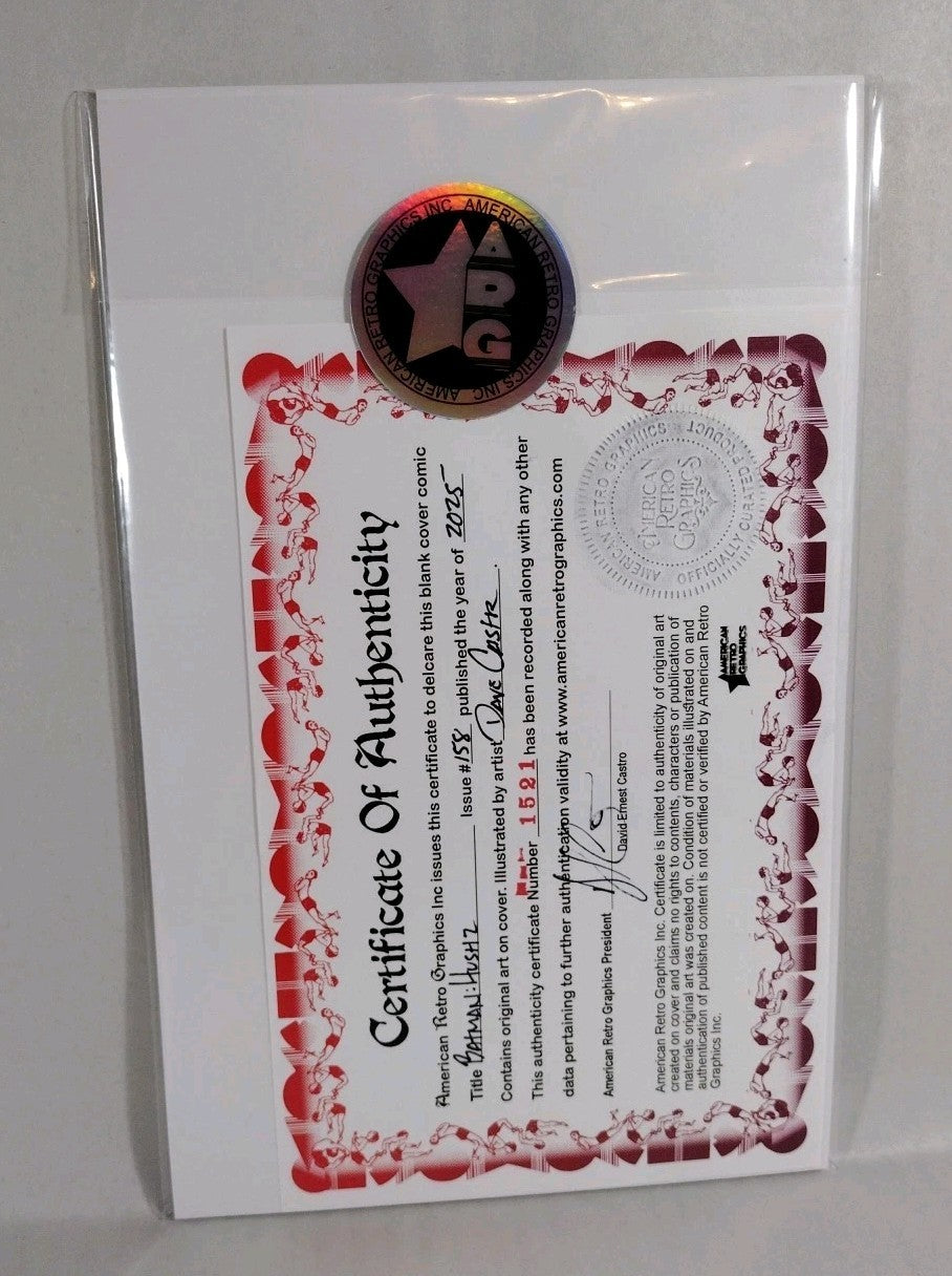 Batman 158 Hush 2 (2025) DC Comic Sketch Variant Cover W Original Dave Castr Art