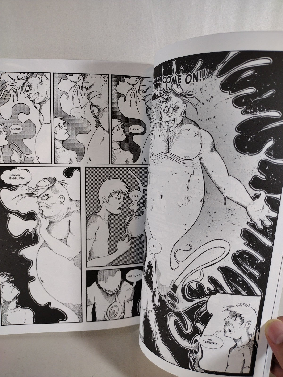 Freshmen Fifteenth (2012) Old College Comics TPB Early Dave Castr Interior Art