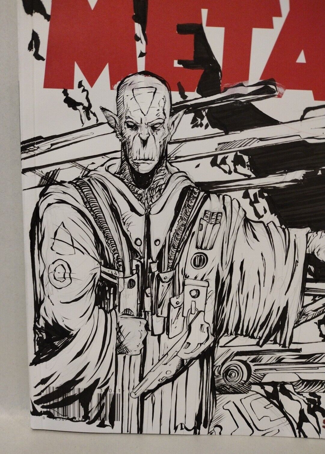 Heavy Metal Magazine 300 (2020) Blank Sketch Cover Variant w Original Gail Art