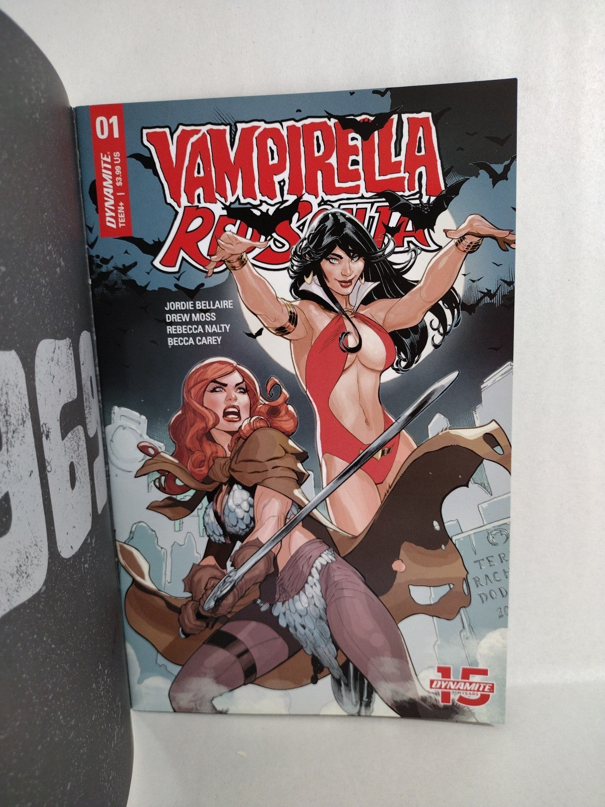 Vampirella VS Red Sonja #1 (2019) Blank Cover Comic W Original Jose Guillen Art