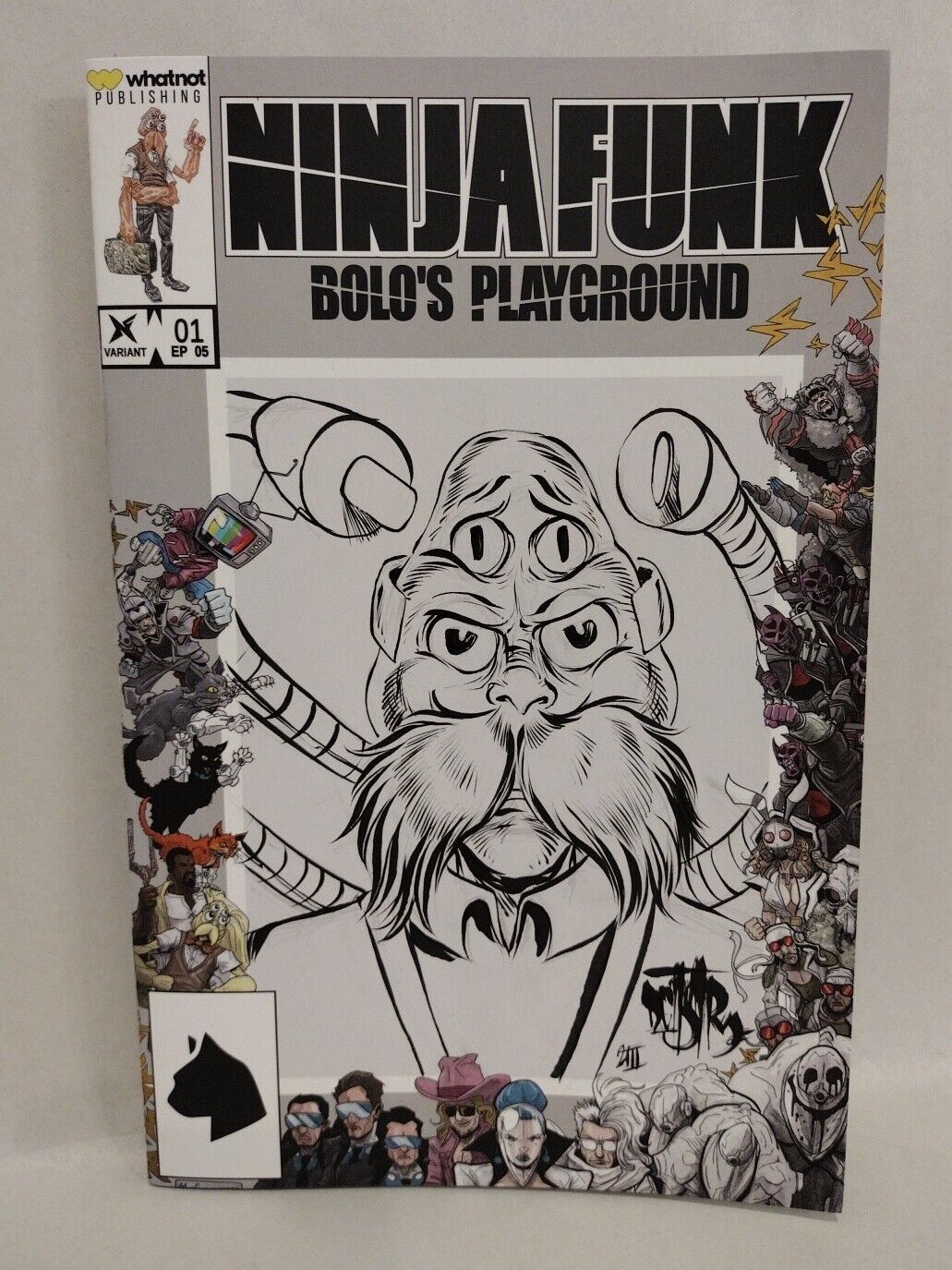 Ninja Funk Bolo's Playground #1 Whatnot Massive Sketch Variant W Original Art