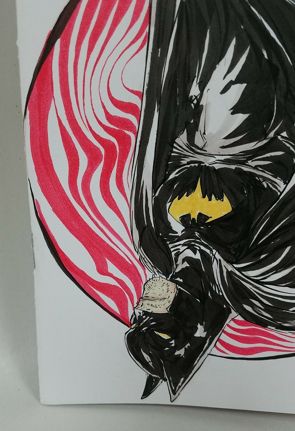 Batman The Shadow (2017) #1 Sketch Cover Variant Comic W Original Dave Castr Art