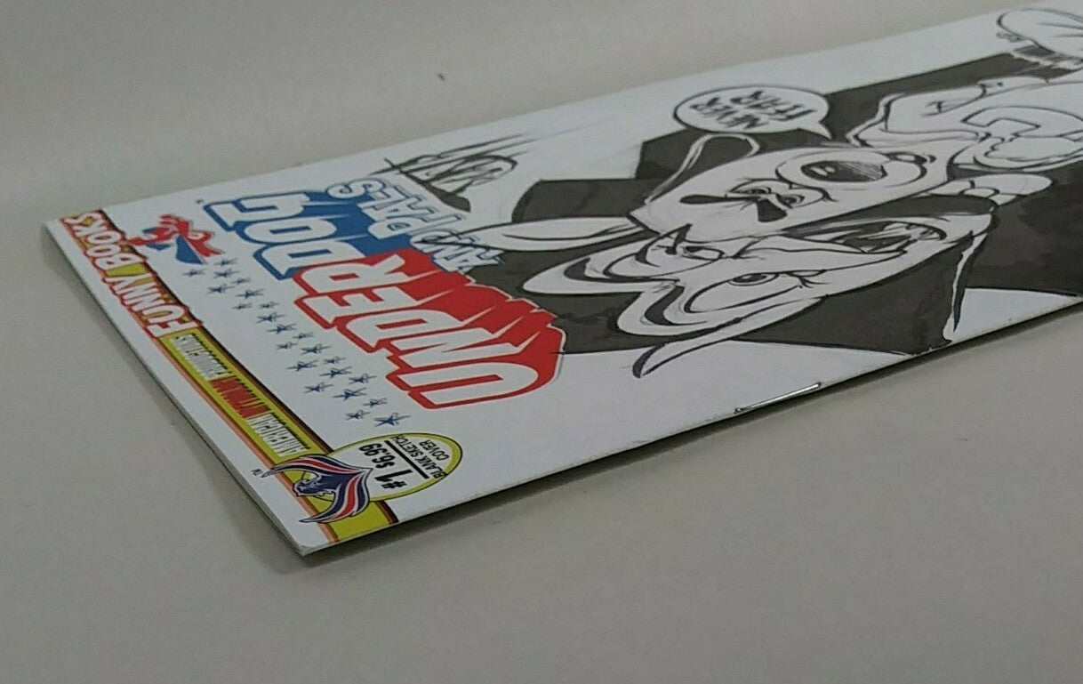 Under Dog and Pals #1 (2019) Sketch Cover Variant Comic W Original DCastr Art