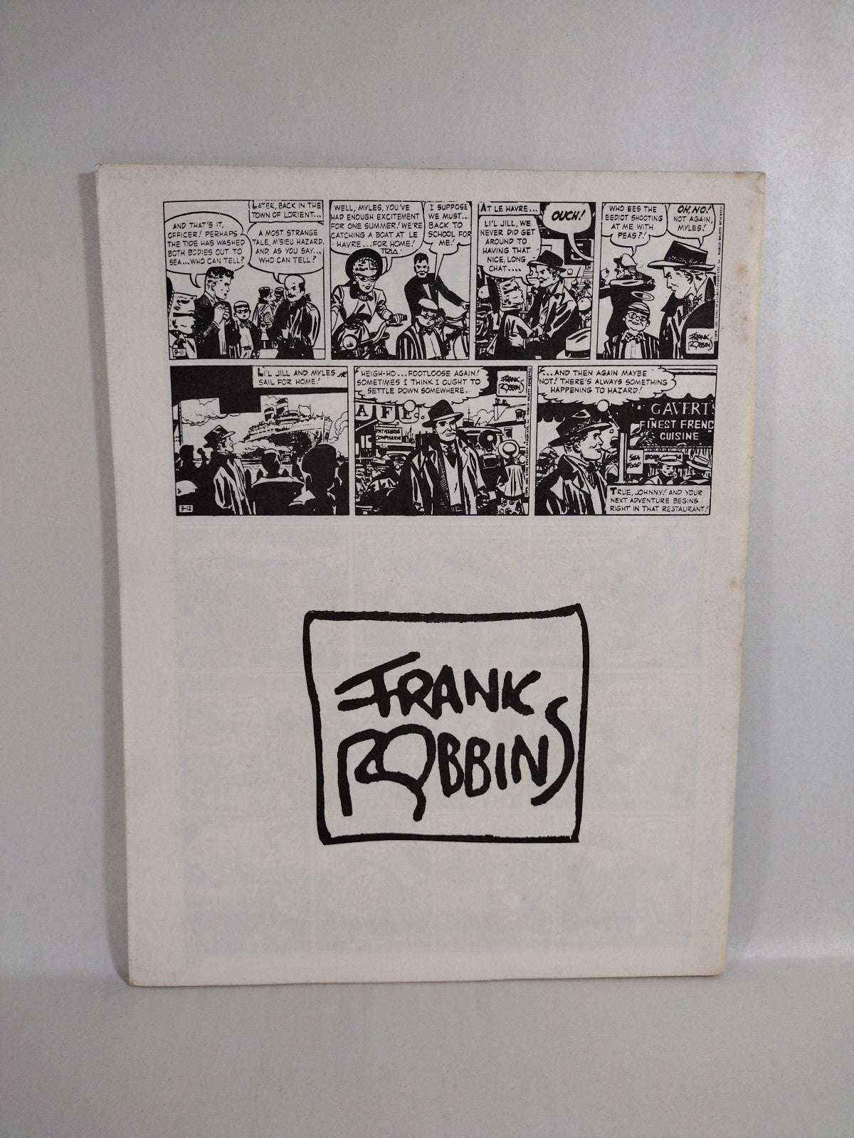 JOHNNY HAZARD (1986) U S Classics Series Frank Robbins Comic Magazine Lot #9 10