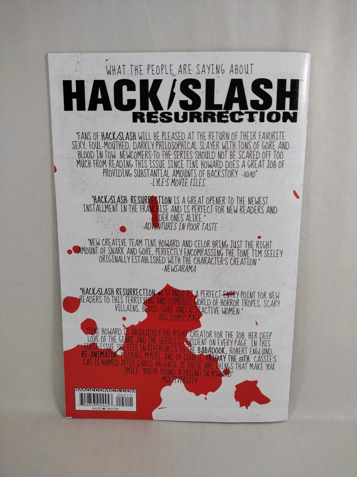 HACK / SLASH RESURRECTION (2017) Image Comic Lot #1 2 3 4 5 First Print VF-NM