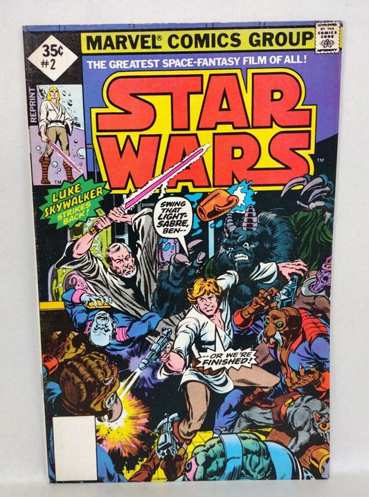 Star Wars #2 (1977) Marvel Comic Whitman 35 Cent Diamond Reprint Variant 