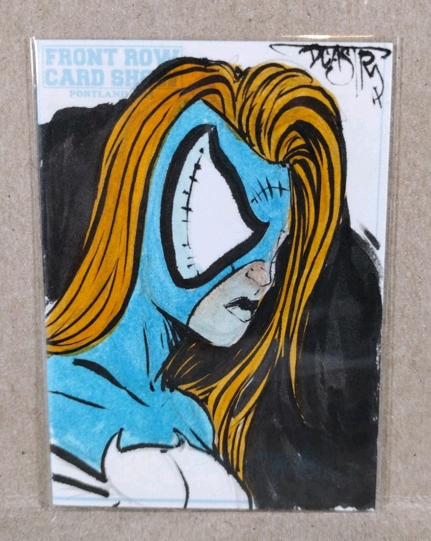DCastr (2025) Front Row Show Exclusive Sketch Card W Original Spider-Woman Art
