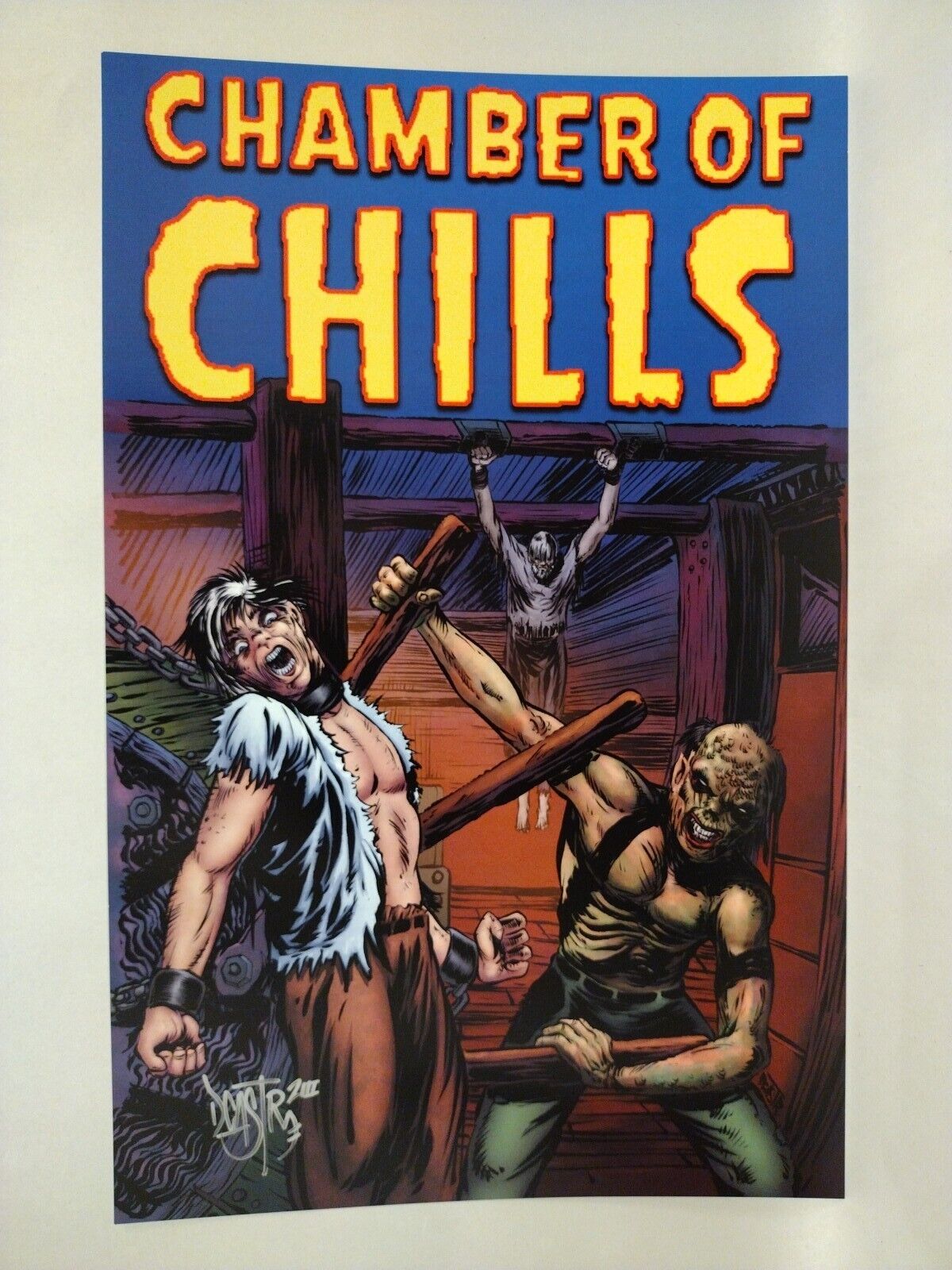 Chamber Of Chills #22 (2023) Dave Castr 11X17" Poster Print Signed ARG