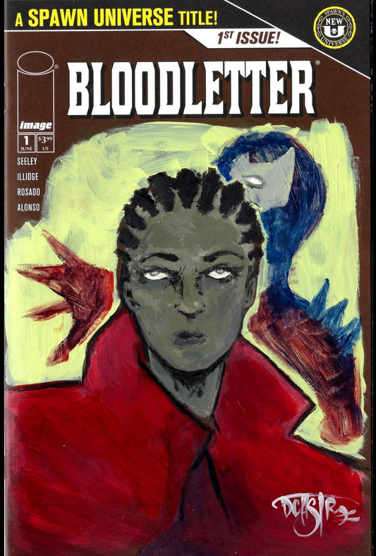 Bloodletter #1 (2025) Image Comic Sketch Cover Variant W Original Dave Castr Art