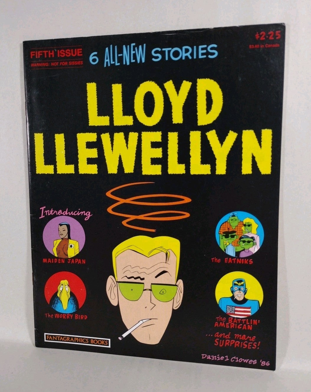 Lloyd Llewellyn (1986) #5 Daniel Clowes Fantagraphics Comic Magazine 1st Print 