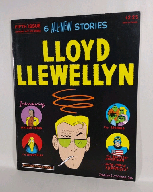 Lloyd Llewellyn (1986) #5 Daniel Clowes Fantagraphics Comic Magazine 1st Print 