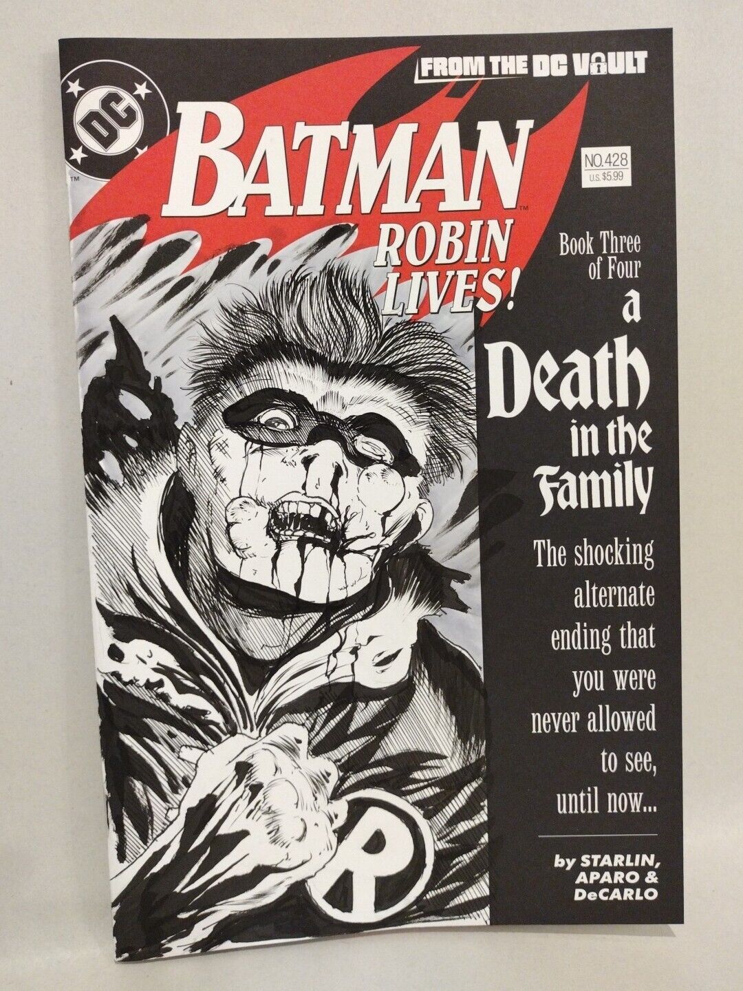 Batman #428 (2023) DC Facsimile Ed Sketch Cover Variant Comic W Original Art